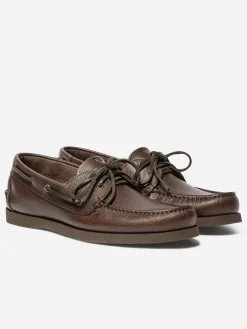 Chaussures Bateaux Homme Cuir Brun PHENIS