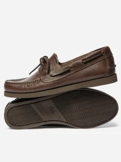 Chaussures Bateaux Homme Cuir Brun PHENIS