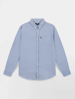 Chemise Chambray Manches Longues Bleu BRADYCHE