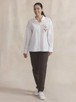 Chemise Femme Coton Blanc ERINANEW