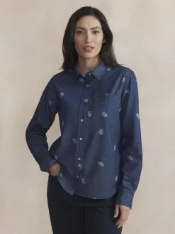 Chemise Femme Coton Chambray NOLYACHE