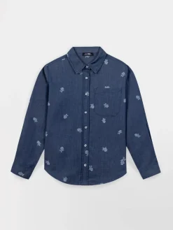 Chemise Femme Coton Chambray NOLYACHE