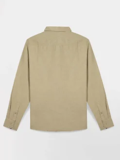 Chemise Homme Coton Flanelle Beige BERLICHE