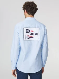 Chemise Homme Coupe Regular Bleu ETENDCHE