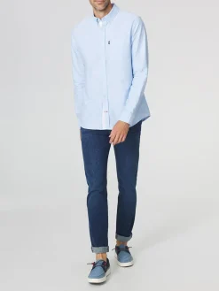 Chemise Homme Coupe Regular Bleu ETENDCHE