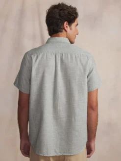 Chemise homme kaki CALELCHA