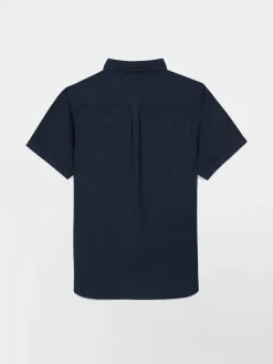 Chemise Homme Manches Courtes Coupe Confort Marine BRODYCHA