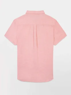 Chemise Homme Manches Courtes Coton Corail