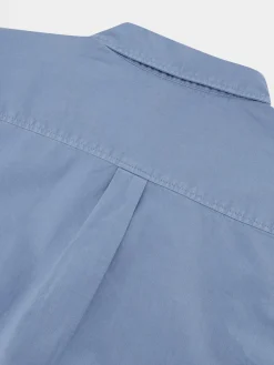 Chemise Homme Manches Courtes Coupe Confort Bleu BRODYCHA