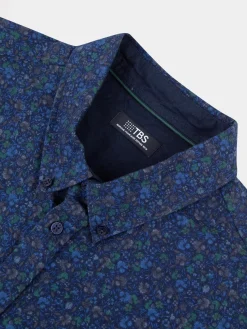 Chemise Manches Longues Bleu JANAVCHE