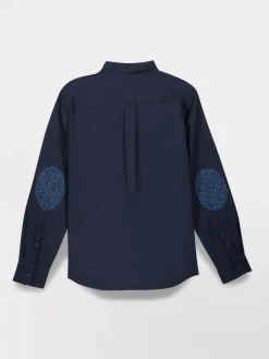 Chemise Manches Longues Bleu JANOVCHE