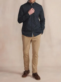 Chemise Manches Longues Bleu MALOYCHE
