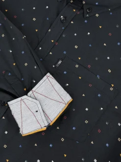 Chemise Manches Longues Bleu MALOYCHE