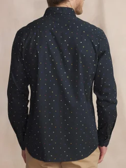 Chemise Manches Longues Bleu MALOYCHE