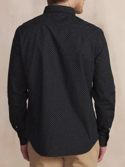 Chemise Noir Manches Longues Noir WALIDCHE