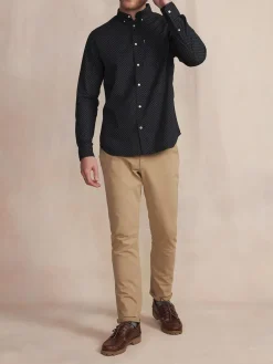 Chemise Noir Manches Longues Noir WALIDCHE