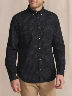 Chemise Noir Manches Longues Noir WALIDCHE