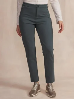 Chino Femme Stretch Poches Zippées Marine SILVIPAN