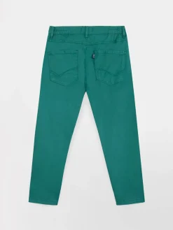 Corsaire Femme Ceinture Semi-élastiquée Vert SANTACOR