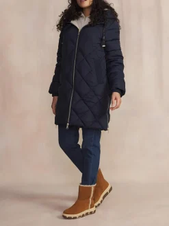 Doudoune Femme Longue Bleue GRETALON