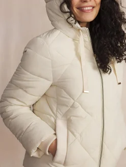Doudoune Femme Manches Longues Blanc GRETABLO