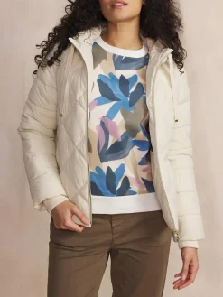 Doudoune Femme Manches Longues Blanc GRETABLO