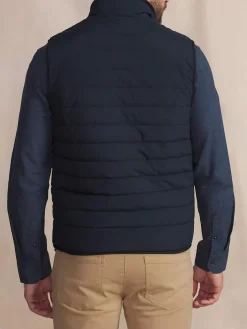 Doudoune Sans Manches Homme Imperméable Marine JOSEFSAN