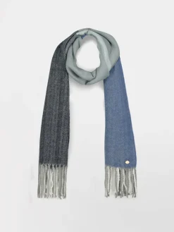 Echarpe Femme Douce & Chaude Bleu & Vert BIGERCH
