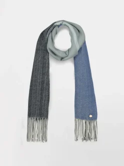 Echarpe Femme Douce & Chaude Bleu & Vert BIGERCH