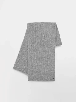 Echarpe Femme Tricot Matière Recyclée Gris JELICHA