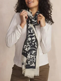 Foulard Femme Doux & Chaud Beige CLEOFOU