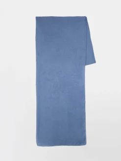 Foulard Femme Doux Rectangulaire Bleu