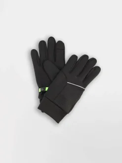 Gants Techniques Homme Lycra Intérieur Polaire Noir SOFTGLOV