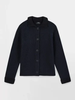 Gilet Marine Manches Longues Bleu JANANGIL