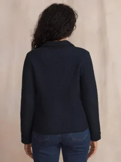 Gilet Marine Manches Longues Bleu JANANGIL
