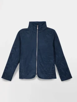Gilet Minuit Manches Longues Bleu LILLYZIP