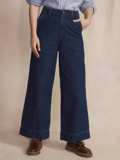 Jean Femme Coupe Large Bleu FAHRAHUI