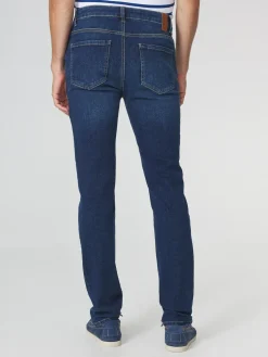 Jean Homme Ceinture Droite avec passants Indigo BENJIPAR