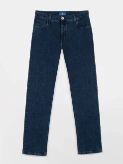 Jean Homme Ceinture Semi-élastiquée avec passants Indigo BENJIPOC