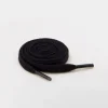 Lacets Plats Mixtes Coton Noir