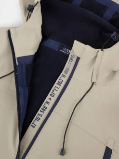Manteau Avec Manches Beige DUNYAMAN