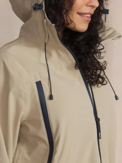 Manteau Avec Manches Beige DUNYAMAN