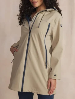 Manteau Avec Manches Beige DUNYAMAN