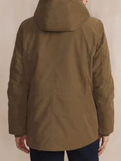 Manteau Femme Intérieur Sherpa Dessus Marron JUDITMAN
