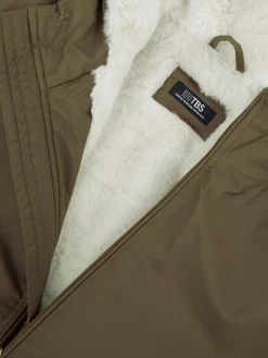 Manteau Long Femme Imperméable A Capuche Marron SUSANLON