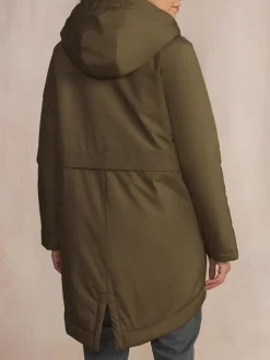 Manteau Long Femme Imperméable A Capuche Marron SUSANLON