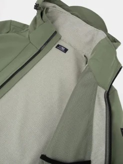 Manteau Long Homme Déperlant Vert HELNYLON