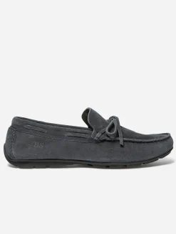 Mocassins Homme Cuir Velours Marine SAWTELL