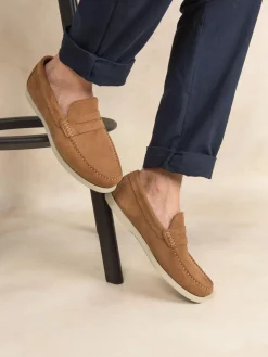 Mocassins homme havane PEROUSE