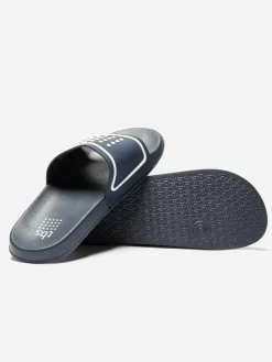 Mule Homme Synthétique Semelle Grip Marine